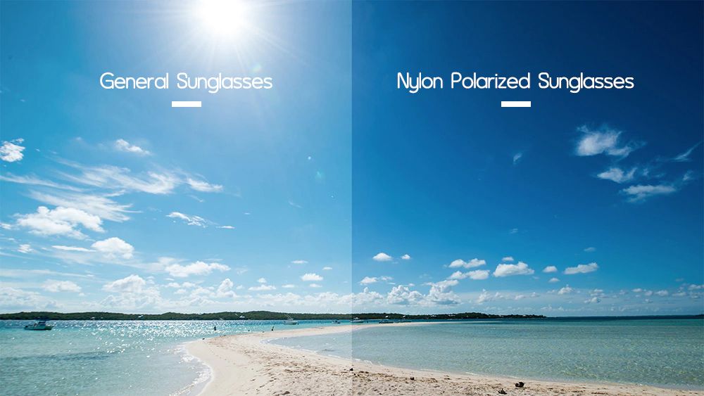 Čočky z nylonu mají polarizační filtr