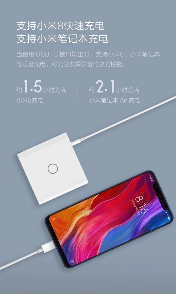 Xiaomi Mijia ZMI 65W - nabíječka