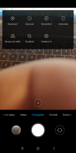 Možnosti nastavení foťáku