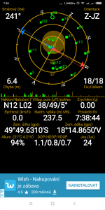 Přesnost se pohybovala kolem 6 metrů