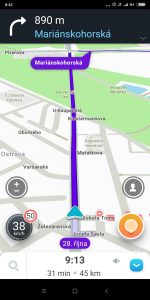 V navigaci Waze nebyly problémy