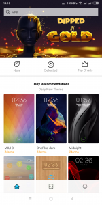 Vzhled lze měnit pomocí Témat