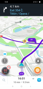 Navigace Waze