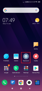 Otevřete Nastavení