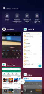 Poslední spuštěné aplikace
