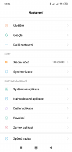 Systémové nastavení