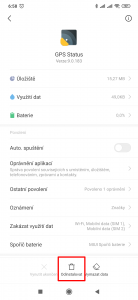 Klepněte na tlačítko Odinstalovat