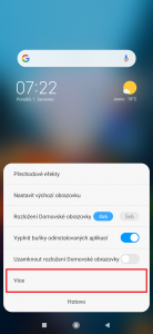 Pokračujte do Více