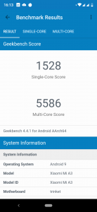 Xiaomi Mi A3 v benchmarku GeekBench 4