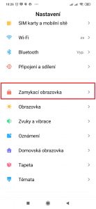 Přejděte do sekce Zamykací obr.