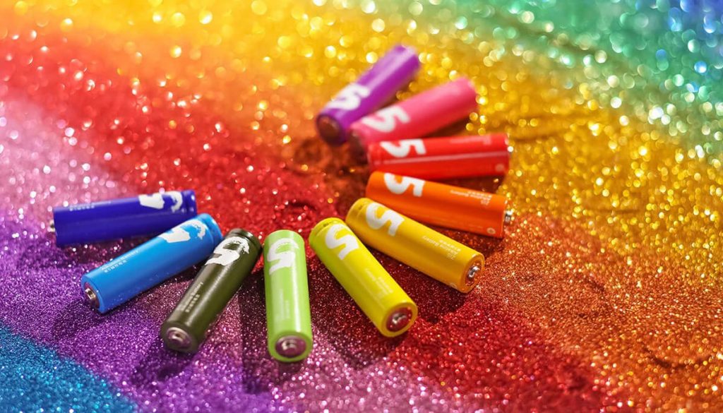 Xiaomi ZI5 Rainbow Alkaline Battery - tužkové baterie