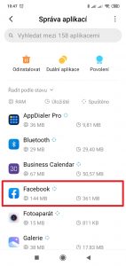 Vyhledejte a otevřete program