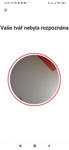 Umístěte obličej do kruhového výřezu