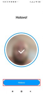 Zbývá klepnout na tlačítko Hotovo