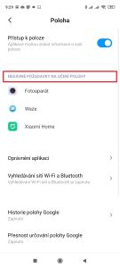 Nedávné požadavky na učení polohy