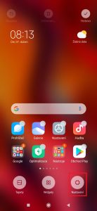 Přejděte do Nastavení