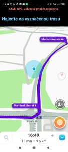 Ve Waze marně hledáme GPS