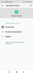 Změna oprávnění přístupu