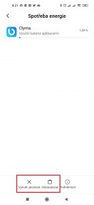 Aplikaci můžete nuceně ukončit, nebo odinstalovat