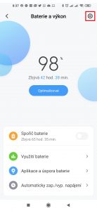 Klepněte na tlačítko s ozubeným kolečkem