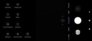 Levá postranní nabídka