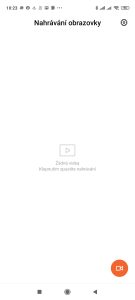 Nahrávání obrazovky