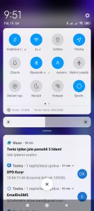 Panel rychlého přístupu