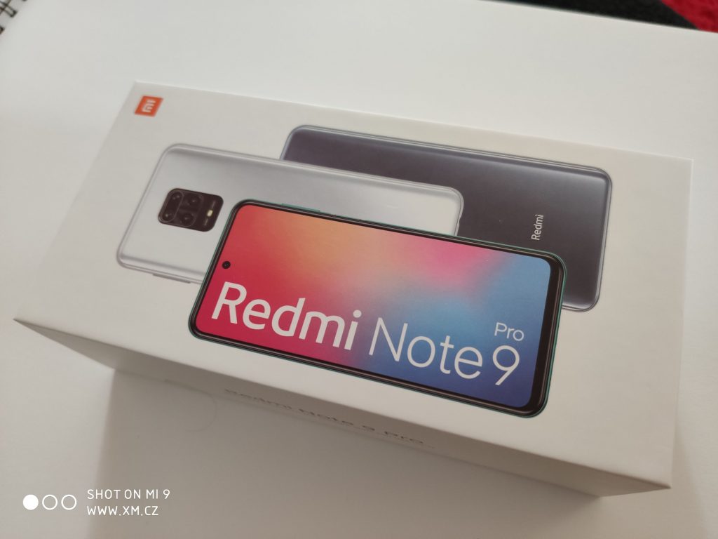 Recenze Redmi Note 9 Pro začíná rozbalováním