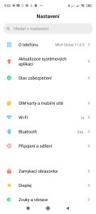 Systémové nastavení