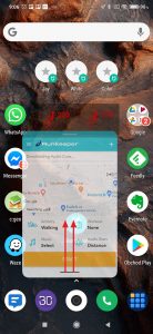 Potažením za lištu okno ukončíte