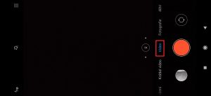 Režim natáčení videa