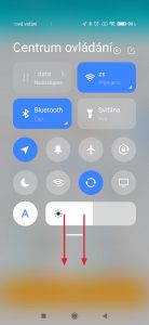 Rozbalte nabídku tlačítek