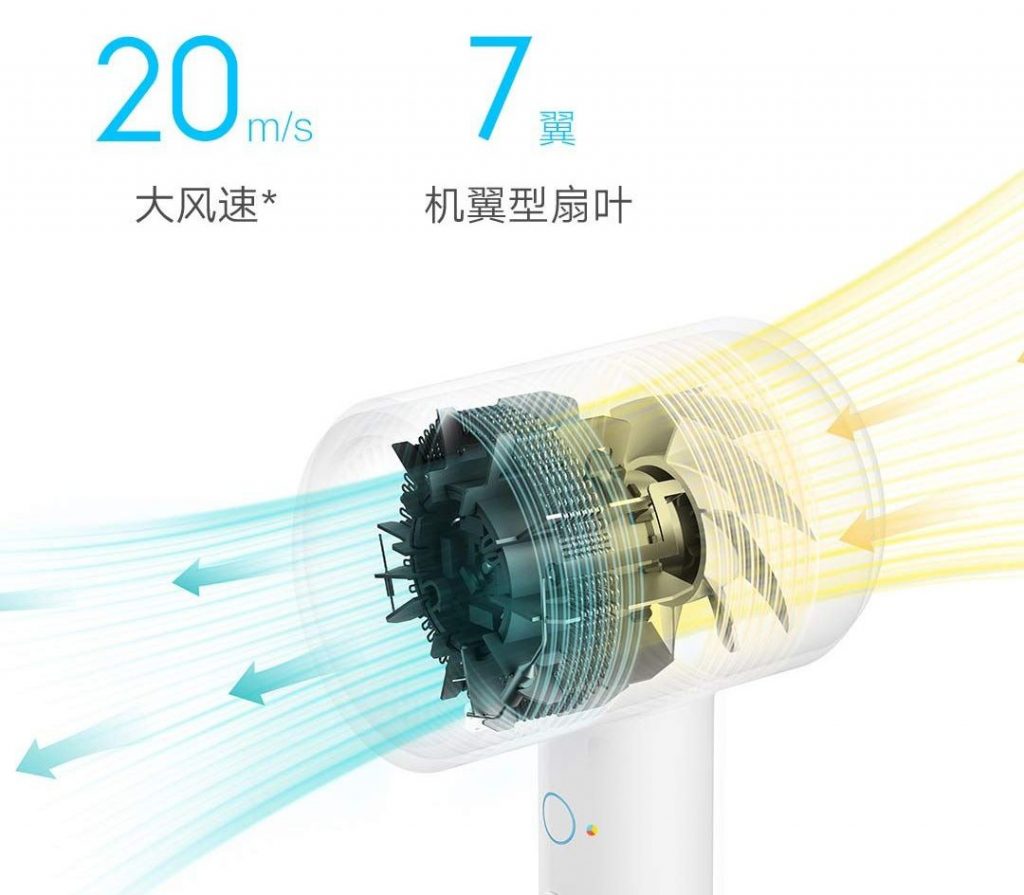 Fén je inspirován letadlovou turbínou