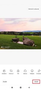 Klepněte na Uložit