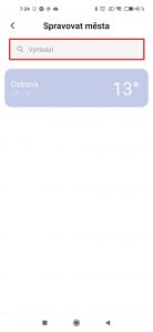 Pomocí vyhledávače najdete kýžené místo