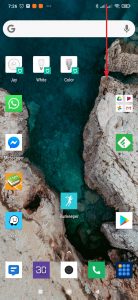 Tahem z pravé horní části obrazovky vyvolejte Centrum ovládání