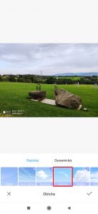 Vyberte oblohu, která se vám líbí