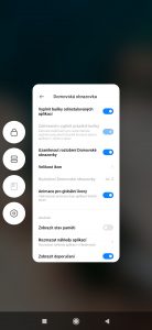 Nabídka po dlouhém stisku