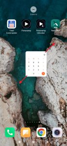 Widget přetáhněte na příslušné místo domovské obrazovky, kde ho pustíte