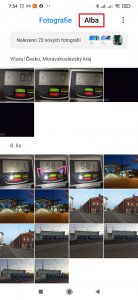 Přejděte do sekce Alba