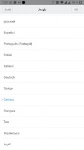 Čeština v nabídce jazyků