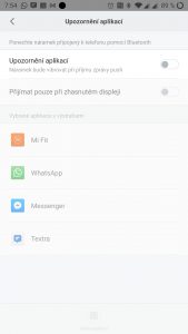 Upozornění aplikací