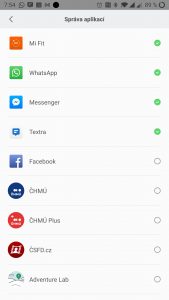 Výběr aplikací