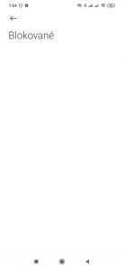 Seznam blokovaných zařízení