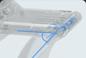 Lampička se pomocí držáku velice snadno připevní k horní hraně počítačového monitoru