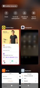 Podržte prst na náhledu aplikace