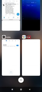 Aplikace je uzamčená v paměti