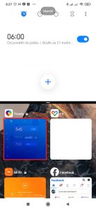 Klepnutím vyberte aplikaci, která bude v dolní polovině obrazovky