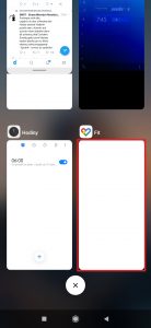 Podržte prst na aplikaci, kterou chcete nastavit