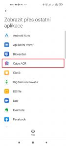 Otevřete Cube ACR